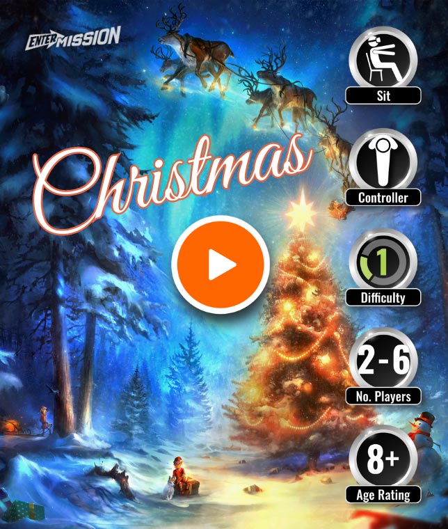 Christmas A Virtual Reality Escape Room where players solve puzzles and try to help Santa to find his way back and save Christmas.