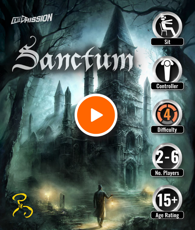 Sanctum A Virtual Reality Escape Room where players solve puzzles around a monastery and investigate the disappearance of people.