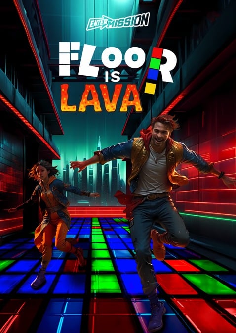 Floor is Lava white EM logo portrait LoRes 1
